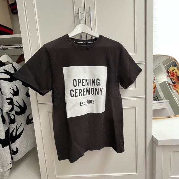 Opening Ceremony Black Logo T-Shirt - Picture 2 of 12